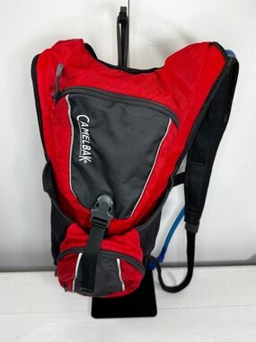CamelBak Red Hydration Backpack Hiking Cycling Water Pack
